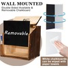 Wood Suggestion Box with Acrylic Holder, Prayer Ballot Comment Box