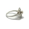 Stylish sterling silver ring solid 925 with 8mm pearl R001888