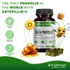 Brightcaps Brazilian Green Propolis | 87% Dry Extract | Immune