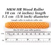 MKM Pottery Tools Wood Hand Rollers for Clay (HR-23 Basketweave)
