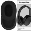 Linkidea Replacement Ear Pads for Skullcandy Headphones, Mesh Fabric/Black