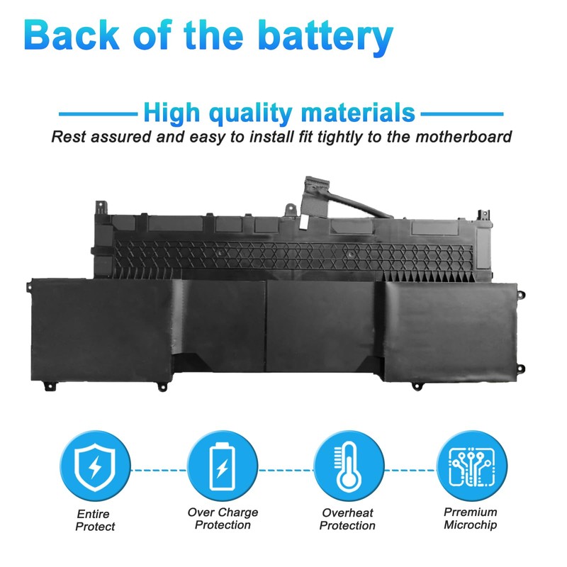BOWEIRUI TVKGH Laptop Battery for Dell Latitude 9510 9520 Series