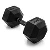CAP Barbell 40 LB Coated Hex Dumbbell Weight with Black