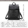 Coolcy Women Real Leather Backpack Shoulder Bag