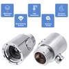 Mesee 3 Packs Shower Head Shut Off Valves G1/2 Universal
