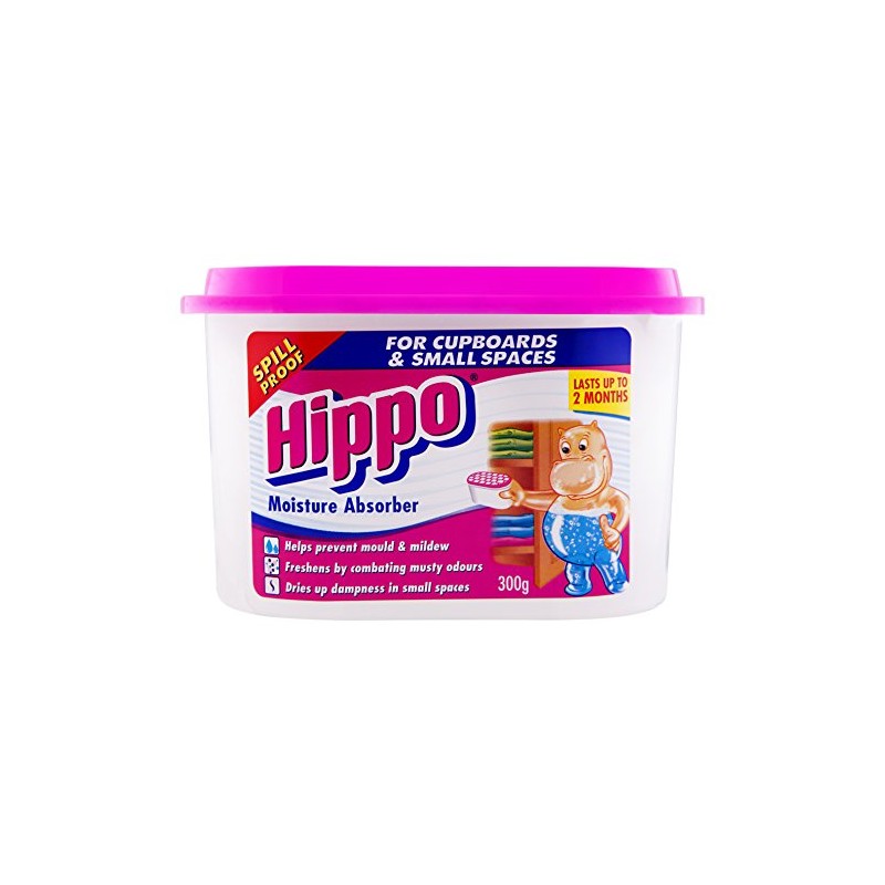 Hippo Closet Container Moisture Absorber Small Spaces, 300g