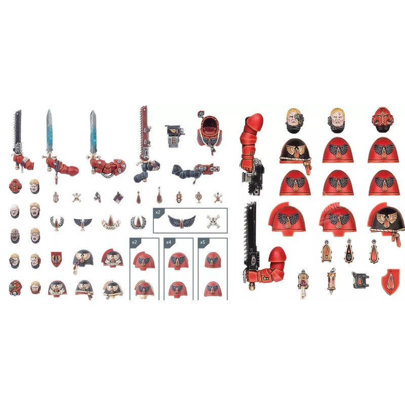 Games Workshop Blood Angels Upgrade Sprues Both Primaris Versions Space
