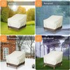 Garden Chair Cover Waterproof 210D Protective Cover for Garden Chairs,