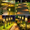 nipify LED Solar Pathway Lights Outdoor, 12 Pack Bright Solar
