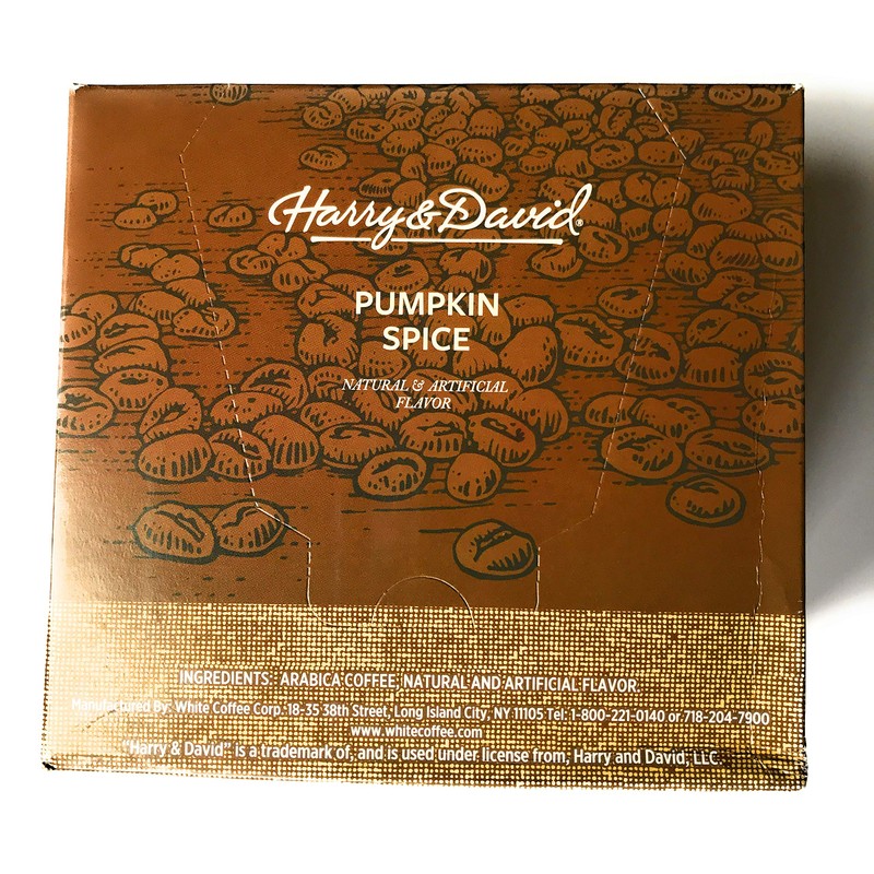Harry & David Pumpkin Spice Coffee Capsules - 18 Single