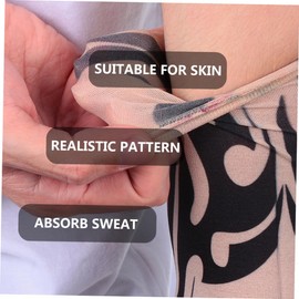 Healeved 6Pcs Stylish Tattoo Arm Sleeves UV Protection Sunscreen Sleeves for Riding Running Outdoor Activities Unique Designs for Men Women for Summer Fun