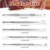 Piriuuo Wax Carving Tools Set, Stainless Steel Clay Sculpting Tools