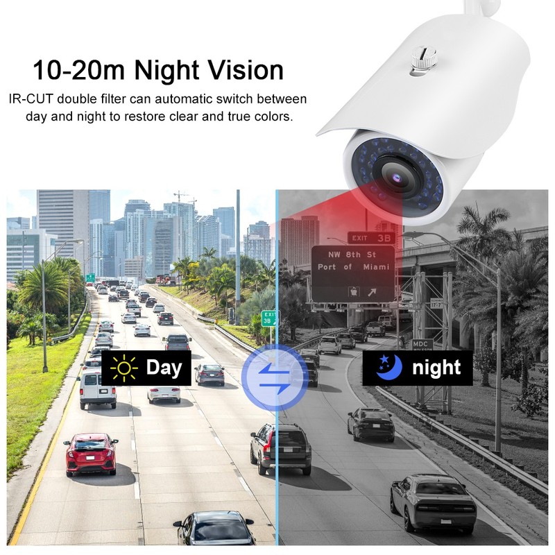 TVI/AHD/CVI/CVBS IP66 Outdoor PAL Analog Bullet Camera IR Night Vision