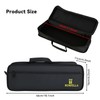 ROWELL Flute Case for 16 & 17 Hole Flutes Structured