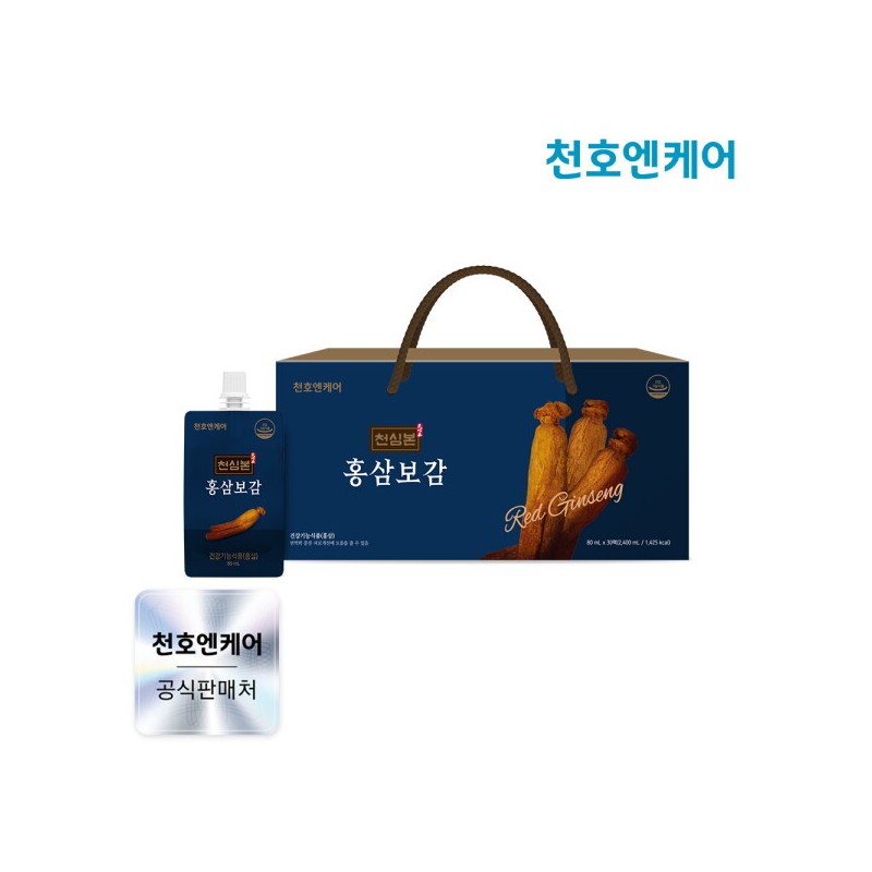 Cheonho N Care 천호엔케어 천심본 홍삼보감 80mL 30개입 Cheonhoen Care