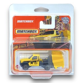 Matchbox MBX Garbage Scout (Yellow) - MBX 2022-24/100 (Short Card) - COMES IN A KLAS CAR KEEPER SHORT CARD PROTECTOR CASE - HFR80