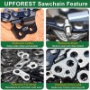 UPFOREST Fits MCCULLOCH: D176 355, D176 365, D176 375,14" Chainsaw