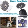 YUENTOEN Rotary Tool Saw Blades, 3Pcs HSS Mini Circular Saw