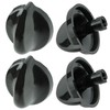 Belling Genuine Temperature Control Knob for Oven Cooker Hob (Black,
