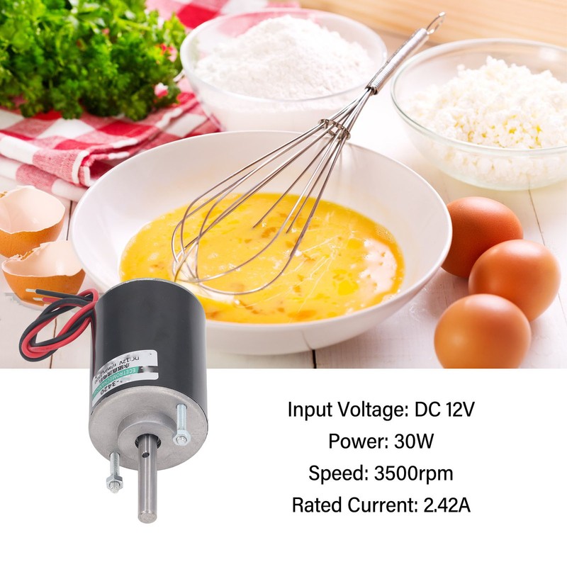 12V 30W High Speed Permanent Magnet DC Motor 3420 Forward