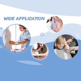 IsMwav 2 PCS Magnetic Pin Cushion Wrist, Magnetic Sewing Pincushion, Magnetic Pin Holder Wristband for Sewing,Black