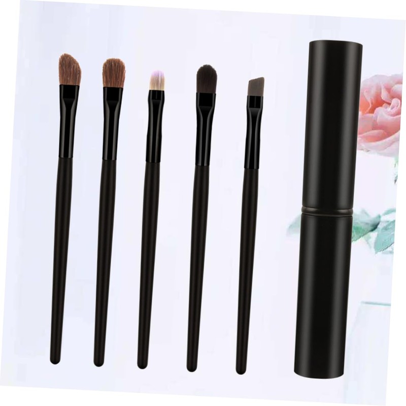 Baluue 2sets Basic Eye Makeup Kit 5-piece Brush Set Eyeliner