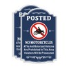 Posted No Motorcycle Prohibits ATVs And Motorized Vehicles Are Prohibited