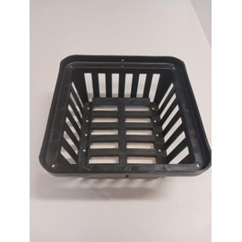 8 Inch Square Vanda Orchid Basket with 20 inch 4 Way Wire Hanger