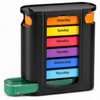 7-Day Pill Box with 28 Large Compartments, Four Times Daily