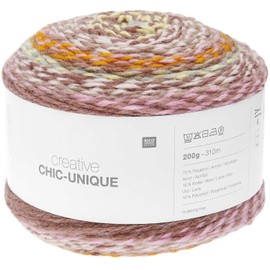 Rico Design Creative Chic-Unique DK Knitting Yarn 200g Acrylic Wool Polyamide Blend