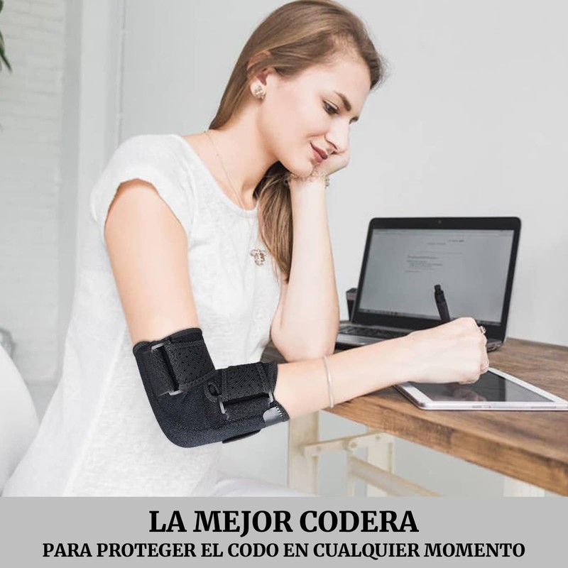 Codera Ajustable,Cómodo Soporte Nocturno Para El Codo,Disponible Como Codera Para