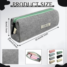 TZEKING Corduroy Fabric Pencil Case Girls, Teenager Pencil Case, Pencil Case, Pencil Case, Pencil Case, Pencil Case, Pencil Case, Pencil Case, Pencil Case, Pencil Case, Pencil Case, Adult Pencil Case
