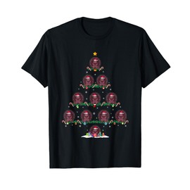 Porcupine Christmas Tree Pajama Men Women Kids Ugly Xmas T-Shirt
