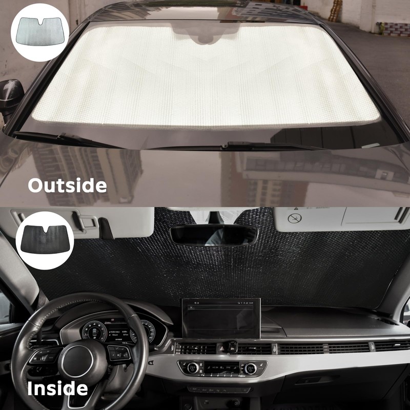 ZOIBV Windshield Sun Shade for 2021-2025 Toyota Sienna L LE