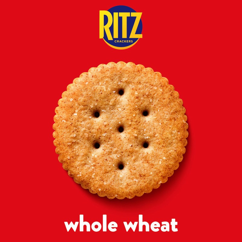RITZ Whole Wheat Crackers, Snacks for Kids and Adults, Bulk