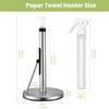 sagetta Paper Towel Holder with Spray Bottle Pump and Tension