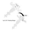 sourcing map 3.5 Inch Door Tee Hinge, 2Pcs T-Strap Hinges