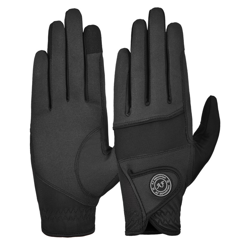 AF EQUESTRIAN Ladies Horse Riding Gloves – Lightweight, Touchscreen Compatible,