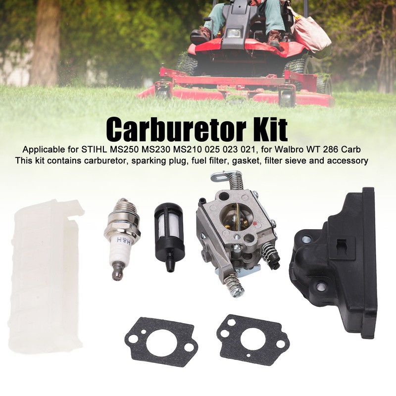 Carburetor Fuel Filter Gaskets Sparking Plug Kit Replacement for STIHL