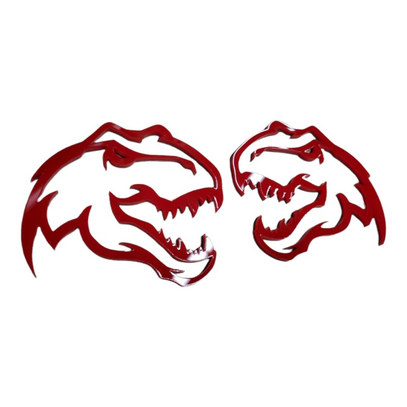 FMSgear RED T-rex Emblem for TRX Ram 1500 Fender badge