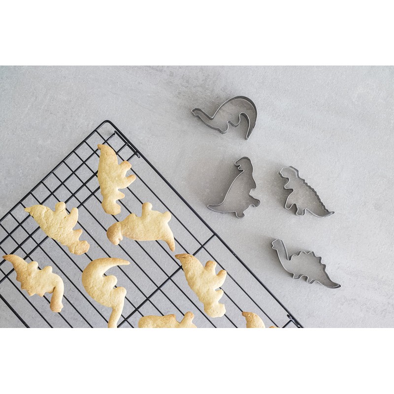 Kitchen Craft Dinosaur Cookie Cutters- set of four