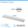 Shower Door Magnet - 2-1/2" Long Glass Shower Door Magnet
