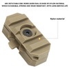 Qavctw ARC Rail Adapter Mount Kit 360 Deg Rotation Helmet