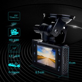 Innovited W65 Car dash cam Camera Full HD 1080P Video DVR  G-Sensor Night Vision