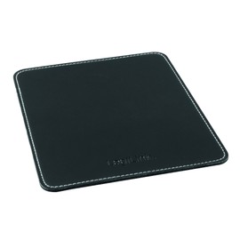 LogiLink ID0150 Mauspad im Lederdesign mit Rutschfester Gummi-Unterseite schwarz