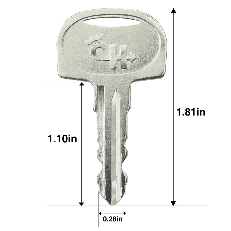 601 Ignition Keys 60266568 for Sany Mini Excavator Broderson Crane