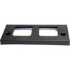 US AUTO PARTS PLUS New Front License Plate Bracket Textured