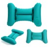Inflatable Lumbar Support Travel Camping Pillow Ultralight Ergonomic Pillow for