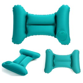 Inflatable Lumbar Support Travel Camping Pillow Ultralight Ergonomic Pillow for Back Lumbar Cushion