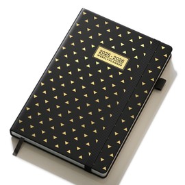 TDOLISSTE - Academic Diary 2025-2026 Week to View, A5 Mid Year Diary, 18 Months Diary for Teacher, Students, Work& Home, Pocket Diary July 2025 - December 2026 (Black)